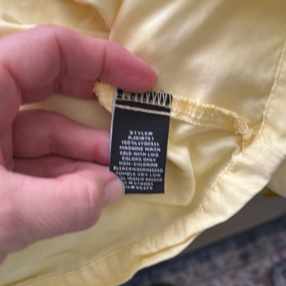 Sanctuary Jacket Yellow Snap Lightweight Utility … - image 5